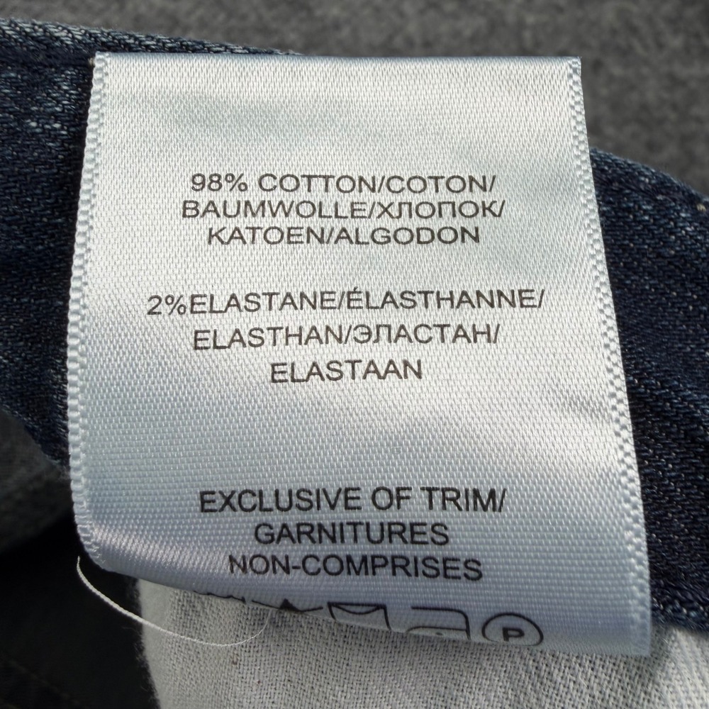 Silver Jeans Mens 33x32 (Fits 34x31) Dark Wash Zac Relaxed Straight Denim - Picture 4 of 15